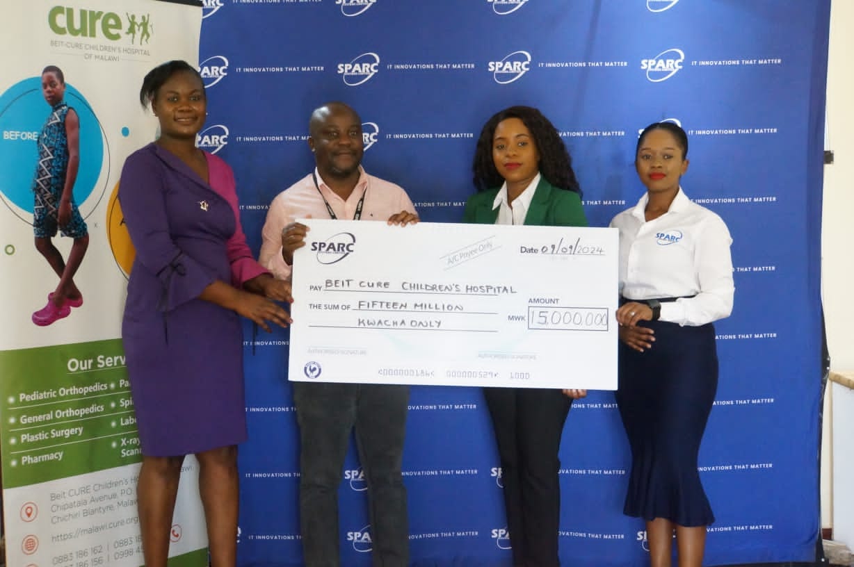 SPARC DONATES TO BEIT CURE CHILDREN'S HOSPITAL