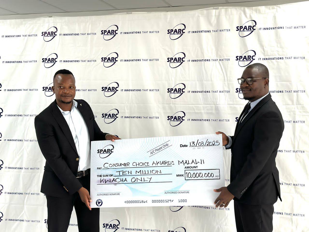 SPARC SYSTEMS DONATES TOWARDS THE 2025 CONSUMER CHOICE AWARDS