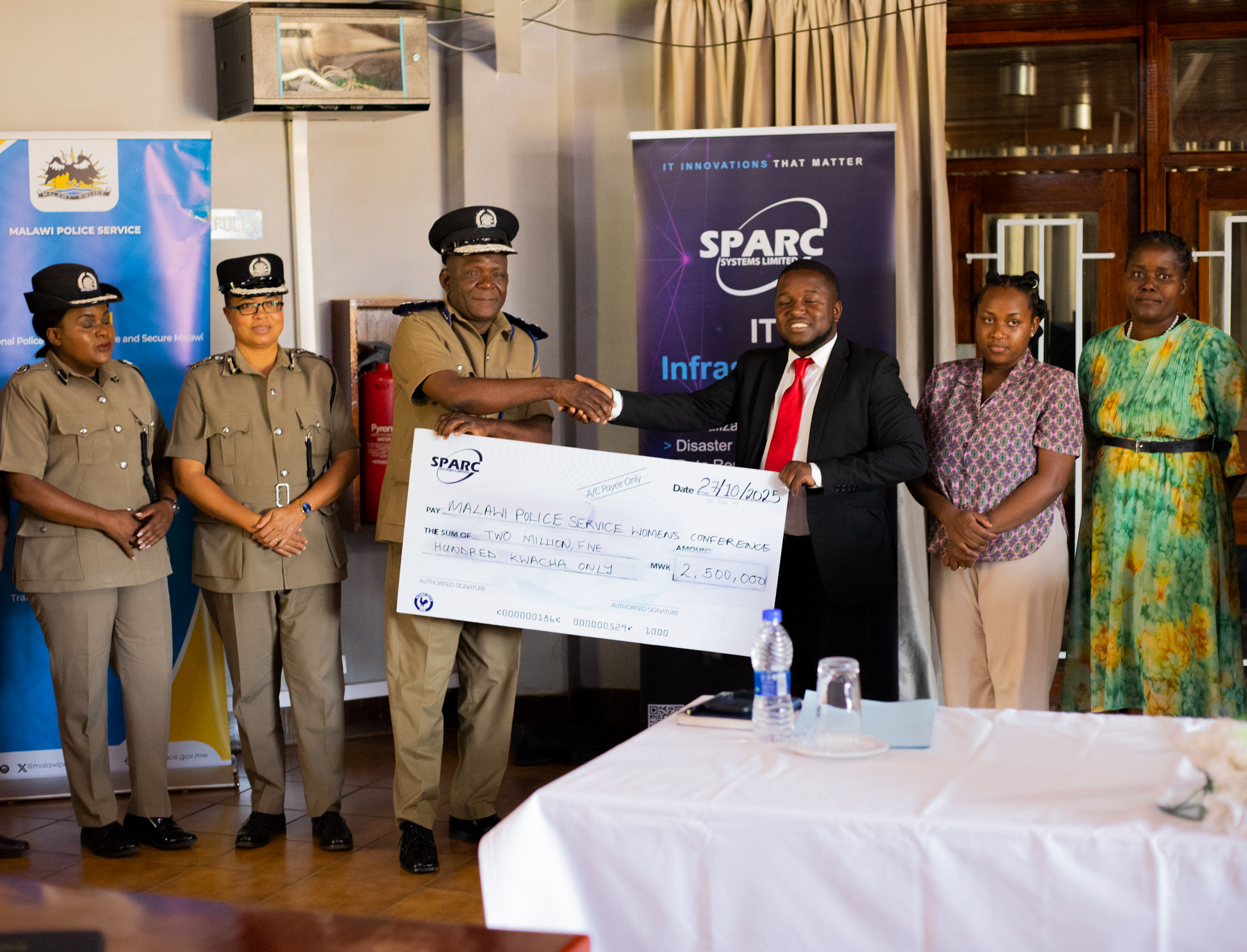 SPARC DONATES K2.5MILLION TOWARDS POLICE WOMEN CONFERENCE